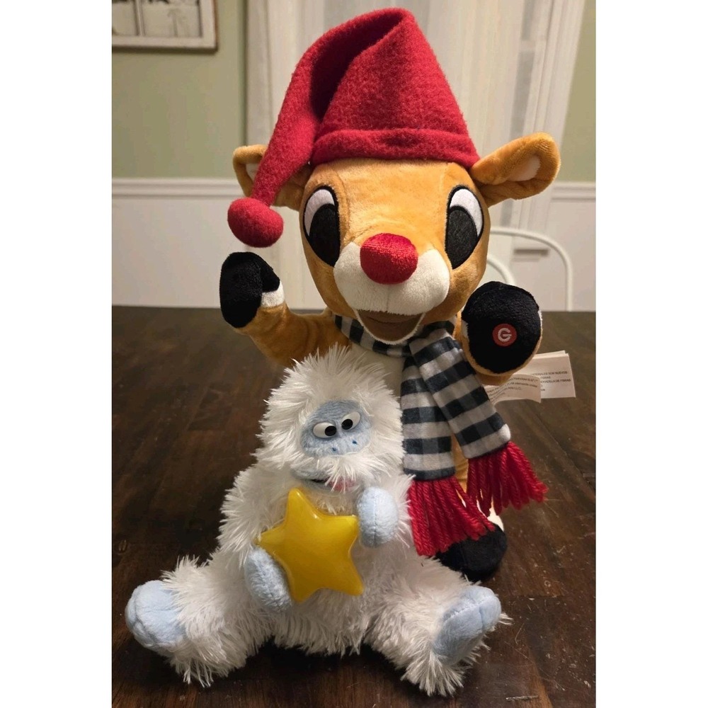 Rudolph Red-Nosed Reindeer Abominable Snowmonster Animatronic Motion Sound‎ Toy